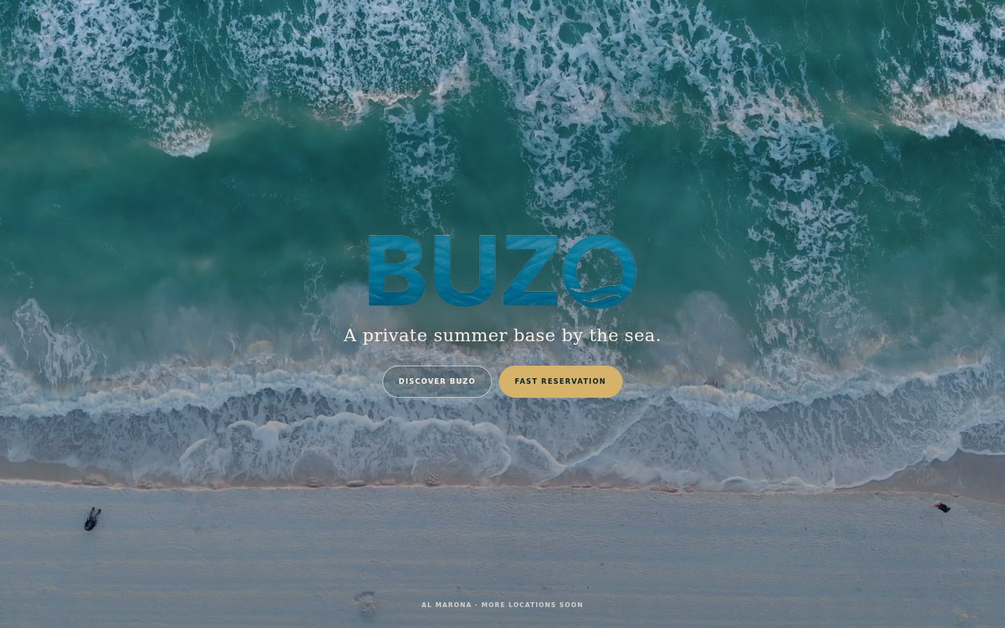 BUZO website capture