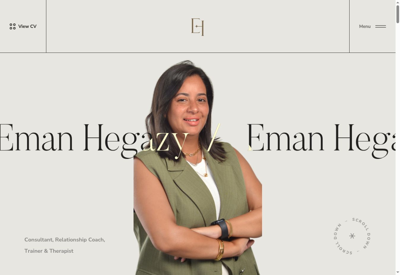 Eman Hegazy website capture