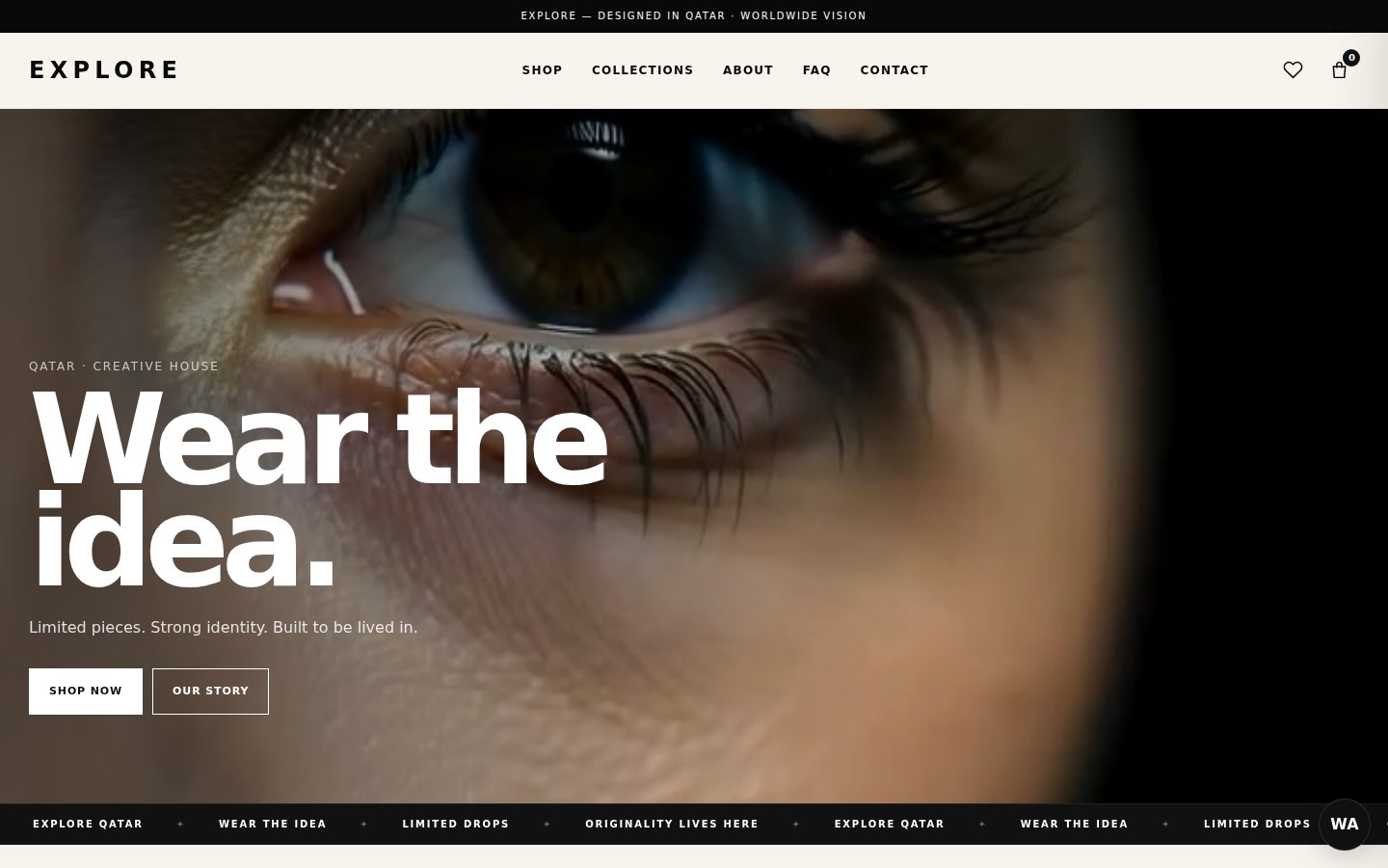 Explore website capture