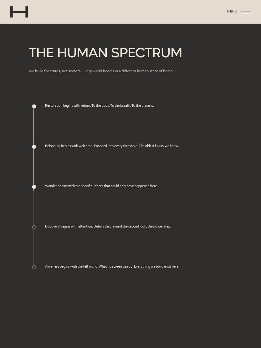 HERE Ventures Spectrum Tablet website screenshot
