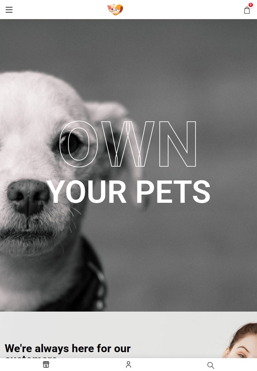 Mina’s Kennel About Tablet website screenshot