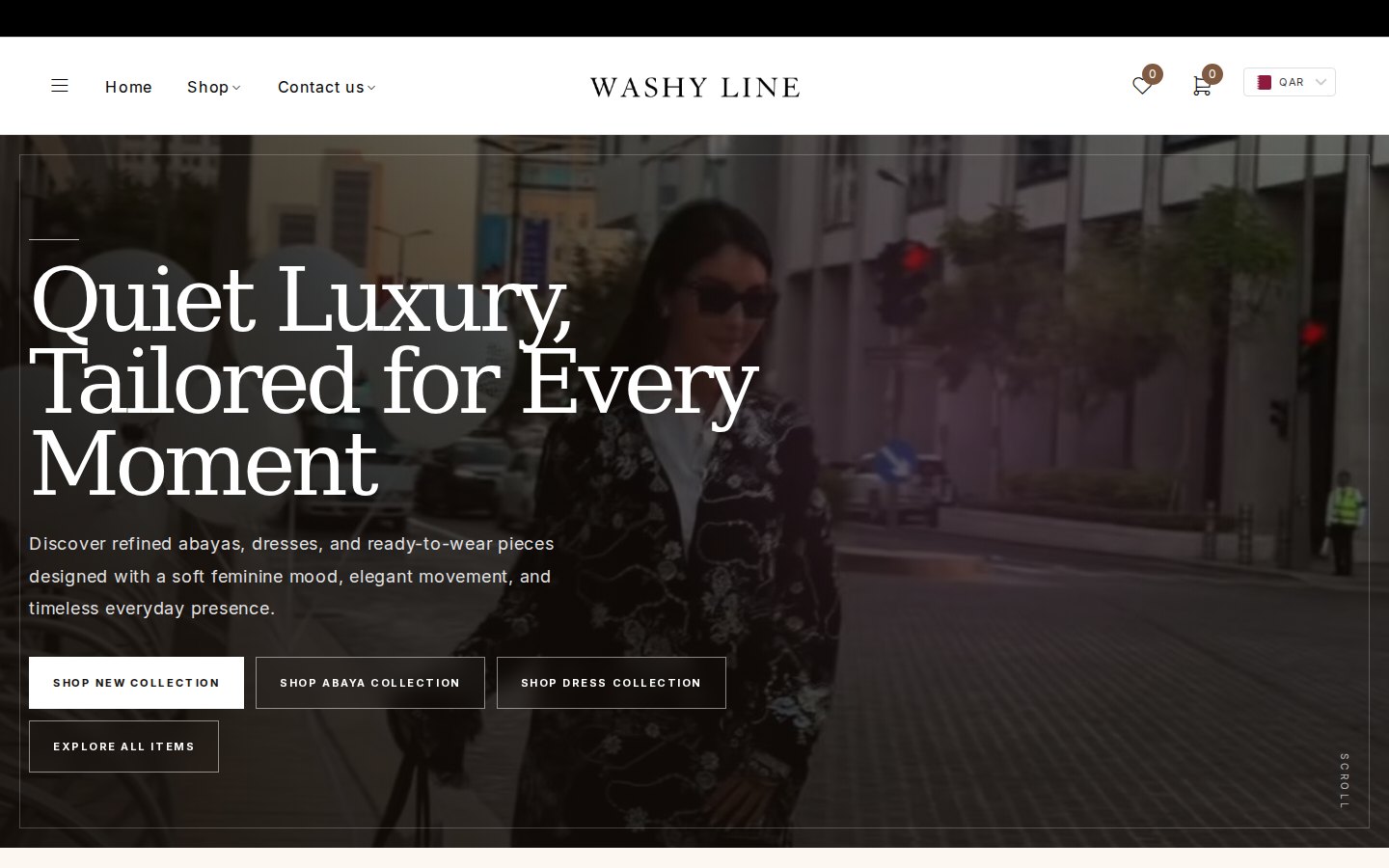 Washy Line website capture
